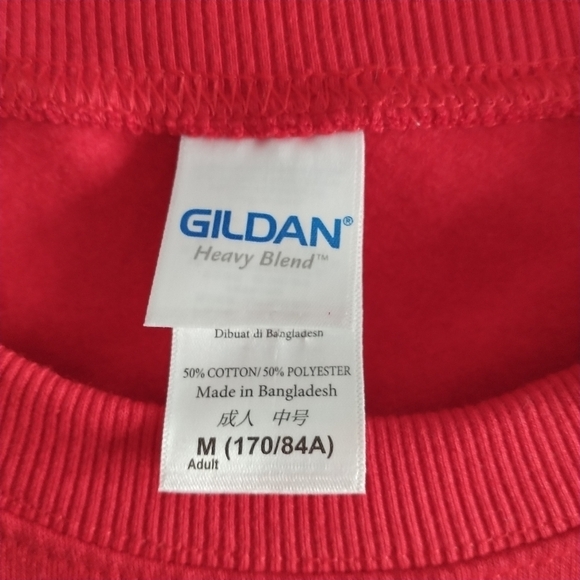 Gildan Betty Boop Red Vintage Sweatshirt M - Picture 5 of 7